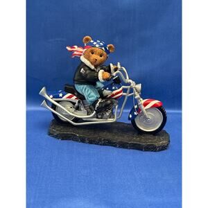 Vintage Bear To Be Wild Bear On A Motorcycle Faithful Fuzzies